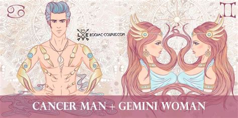 gemini man with cancer woman|gemini and cancer compatibility marriage.